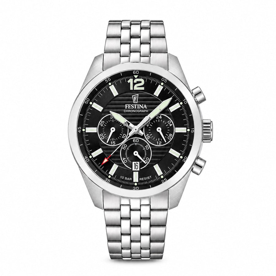 Relógio Timeless Black Chronograph para Homem - Loja do Ouro