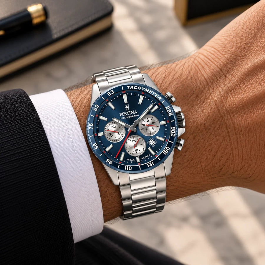Relógio Timeless Blue Chronograph para Homem - Loja do Ouro