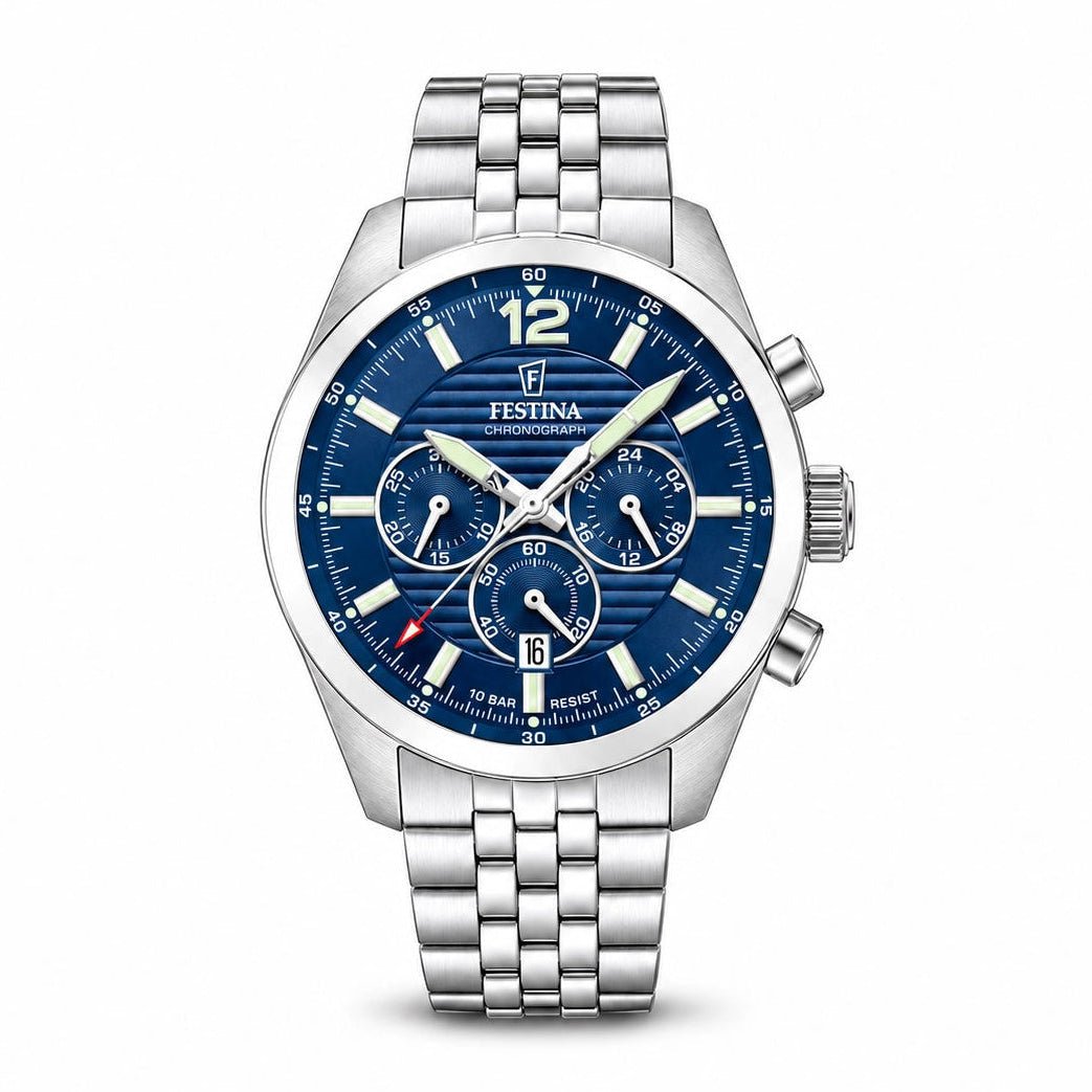Relógio Timeless Blue Chronograph para Homem - Loja do Ouro