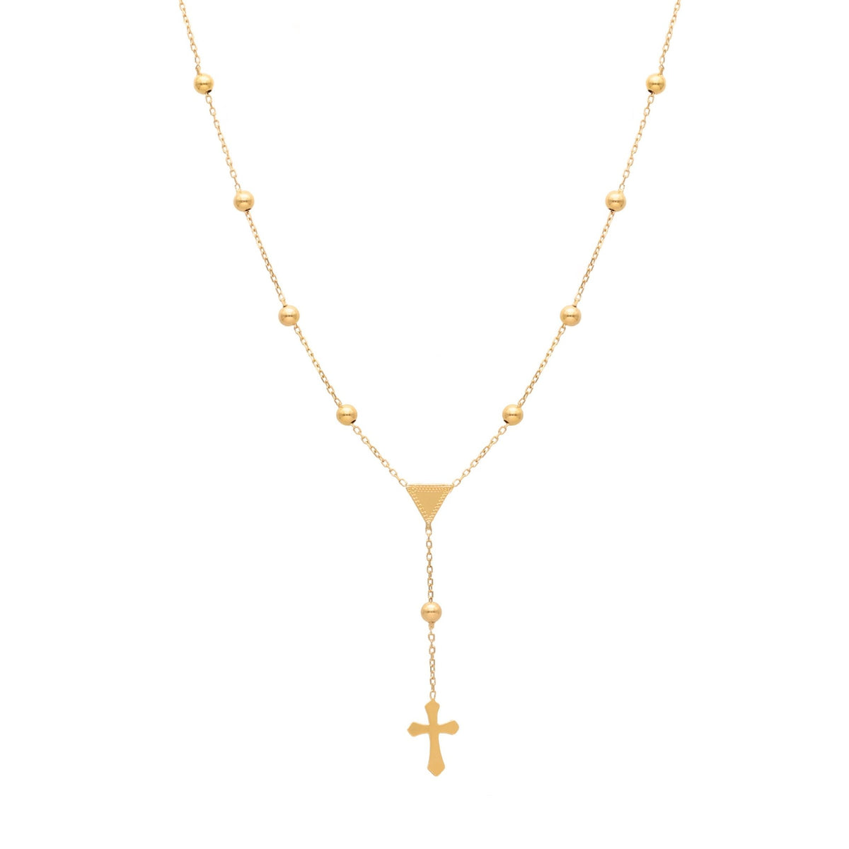 Rosario de oro de 19 kl (41 cm) - Gold Store Premium