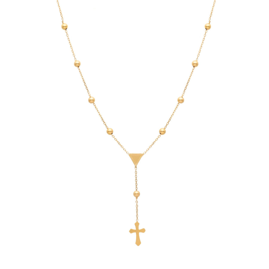 Rosario de oro de 19 kl (41 cm) - Gold Store Premium